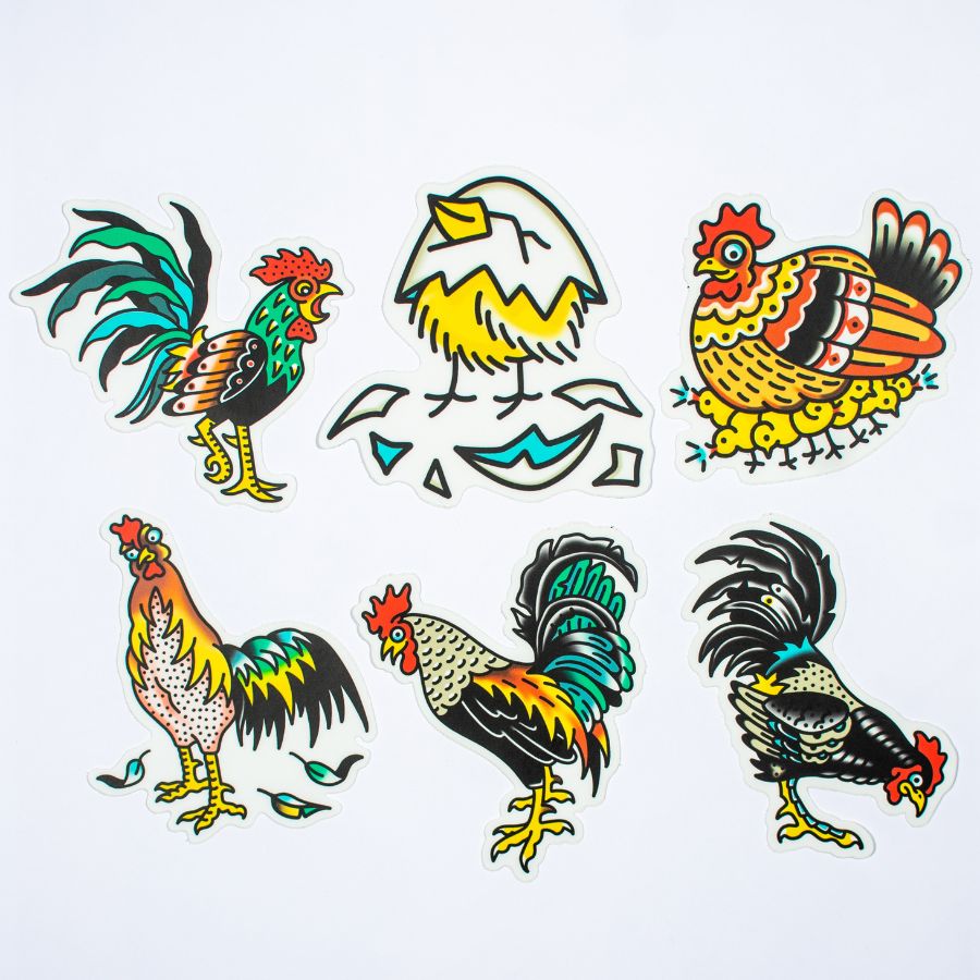 Ybor City Roosters Sticker Pack